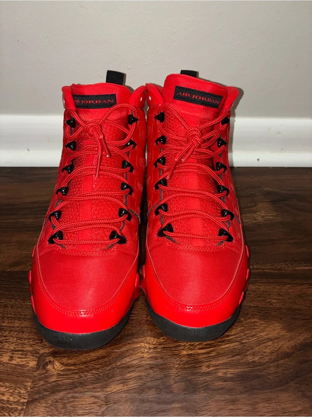 Jordan Men's Red and Black Basketball Shoes